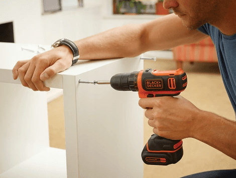 Black&Decker Sladdlös borrmaskin 10, 8V 1.5Ah batteri Li-Ion, Black+Decker - 3