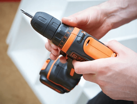Black&Decker Sladdlös borrmaskin 10, 8V 1.5Ah batteri Li-Ion, Black+Decker - 2