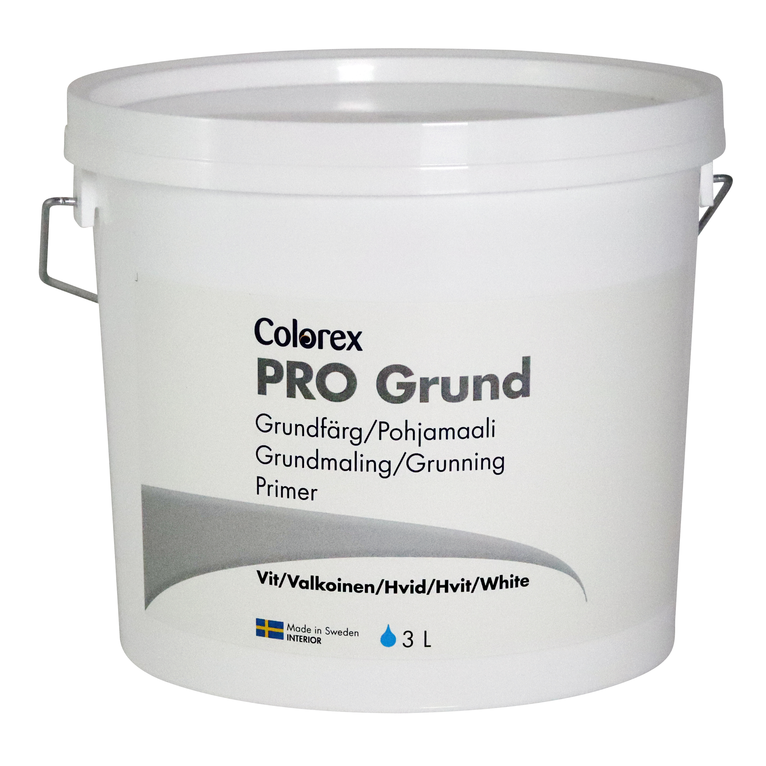 Colorex Pro Grund Vit 3 L