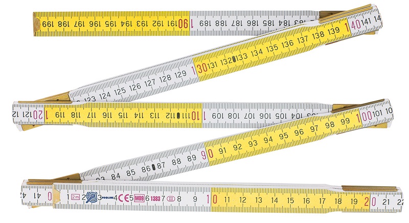 PROLINE TOOLS Tumstock i Trä 1m, Dolda Nitar, Proline