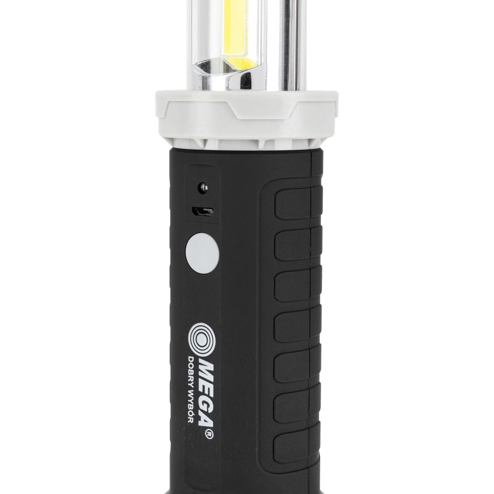 Uppladdningsbar Ficklampa LED 3W COB, USB-C, 600 LM, Mega - 3