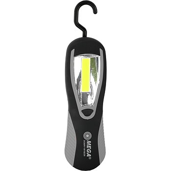 LED arbetslampa 3W, 200 LM, magnetiskt, batteri 3xAA (ingår ej), Mega