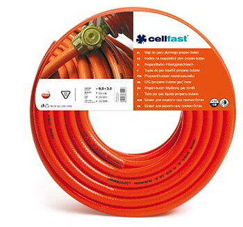 CellFast Gasslang, slang för propan-butan gas 9 mm 50-60m (Storlek (mm) : 9)