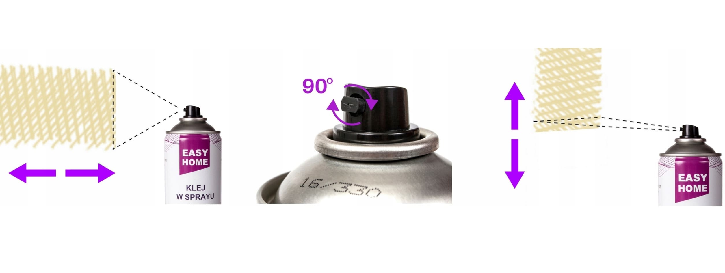 Monteringslim i spray 2st, Easy Home 541, 500 ml - 3