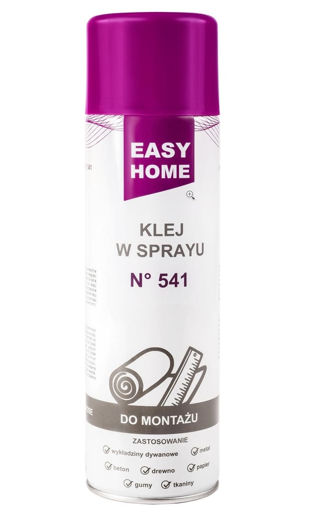 Monteringslim i spray 2st, Easy Home 541, 500 ml - 5
