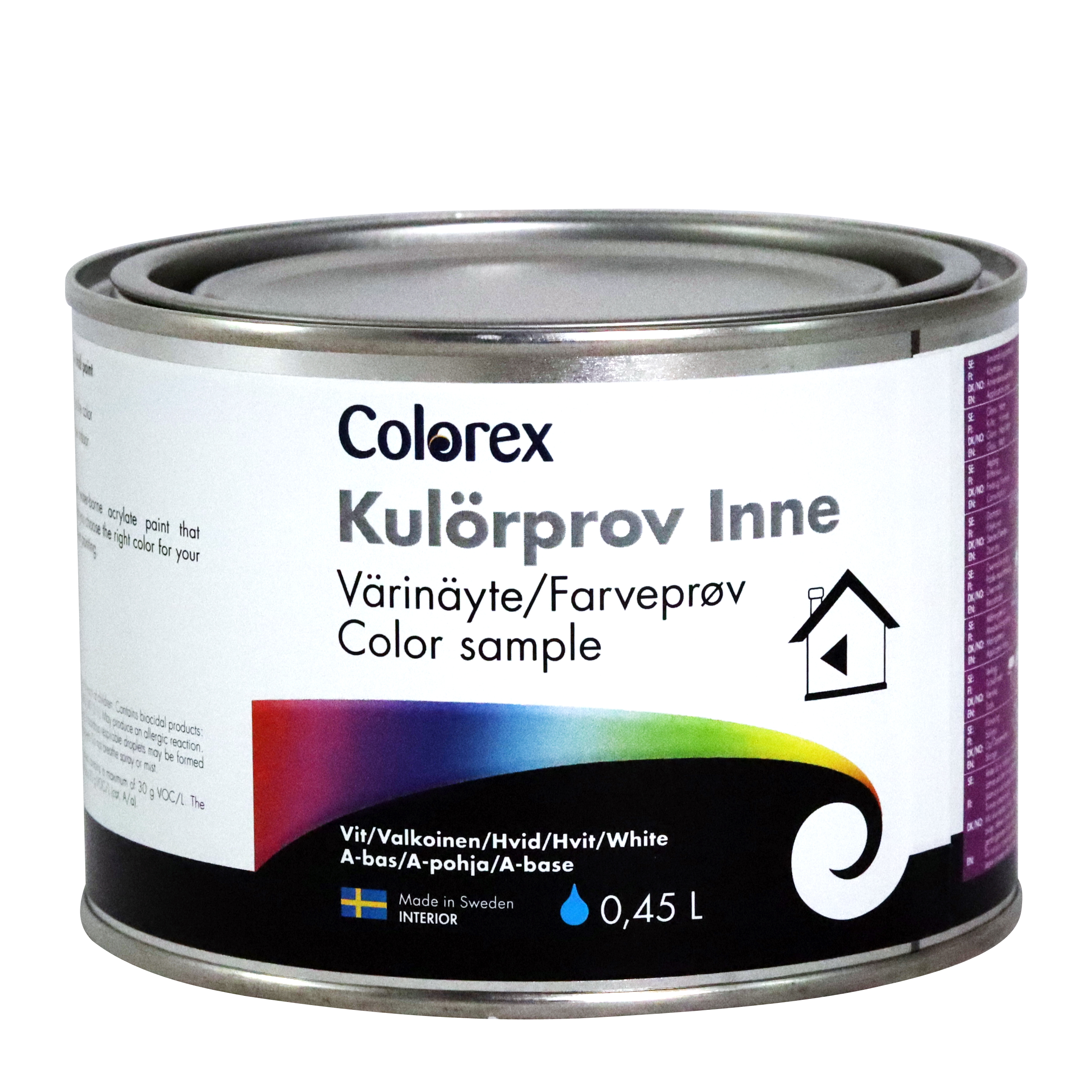 Colorex Kulörprov inne Vit/Bas-A 0,45 L