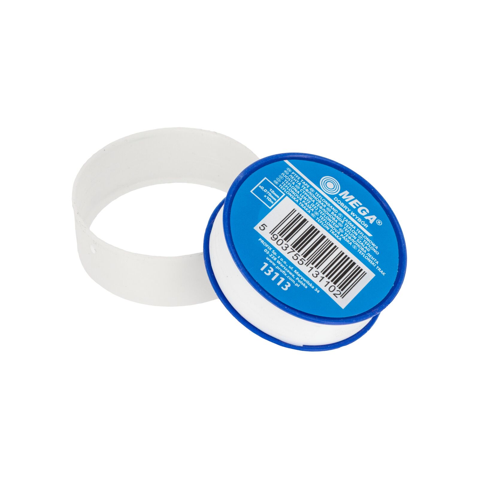 Profix Teflontape 3st, tätning för plast- och metallgängor, 12 x 0, 075 mm längd 10meter - 5