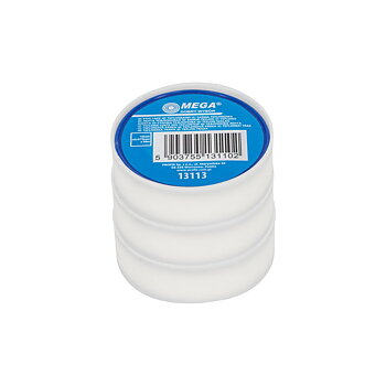 Profix Teflontape 3st, tätning för plast- och metallgängor, 12 x 0, 075 mm längd 10meter