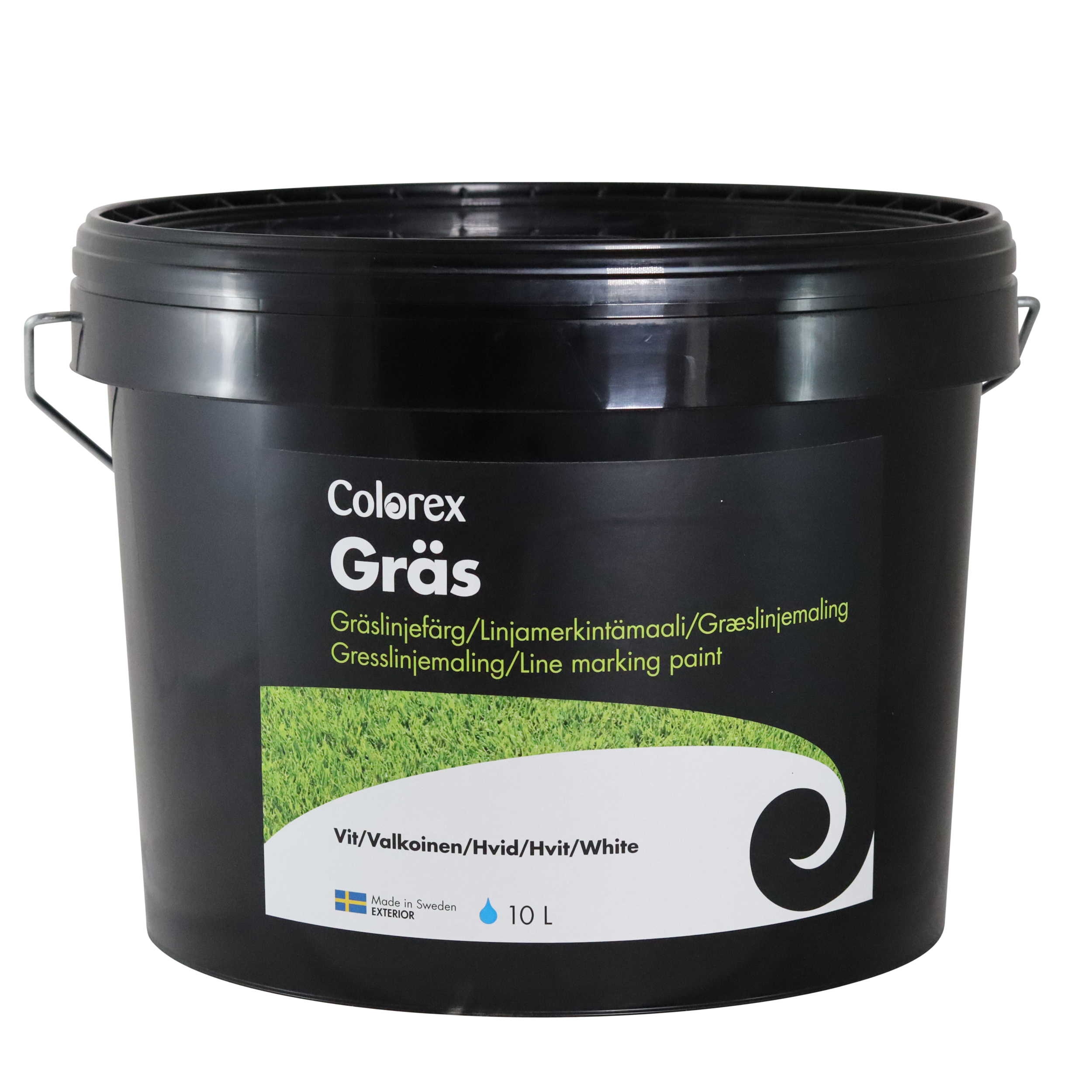 Colorex Gräs Linjefärg Vit 10 L