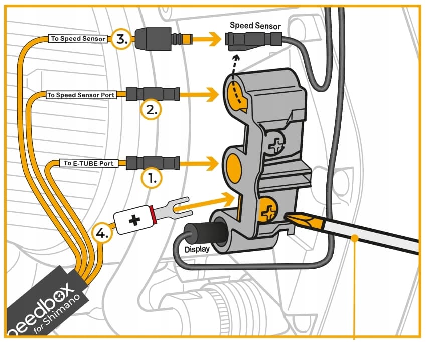 SpeedBox 1.2 B.Tuning för Elcyklar Shimano E8000, E7000, E6100, E5000 - 4