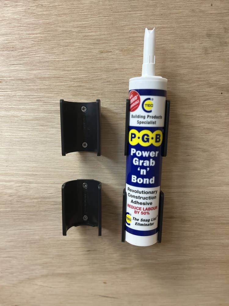 Stealth Mounts Tubhållare 4-pack, fästen för tuber med silikon, lim m.m. , STEALTHMOUNTS - 5