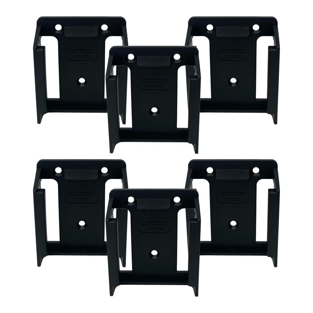 Stealth Mounts Batterifästen 6-pack för Hilti Nuron 22V ABS Layflat Svart, StealthMounts