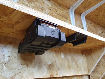 Stealth Mounts Batterifästen 6-pack för Hilti Nuron 22V ABS Layflat Svart, StealthMounts