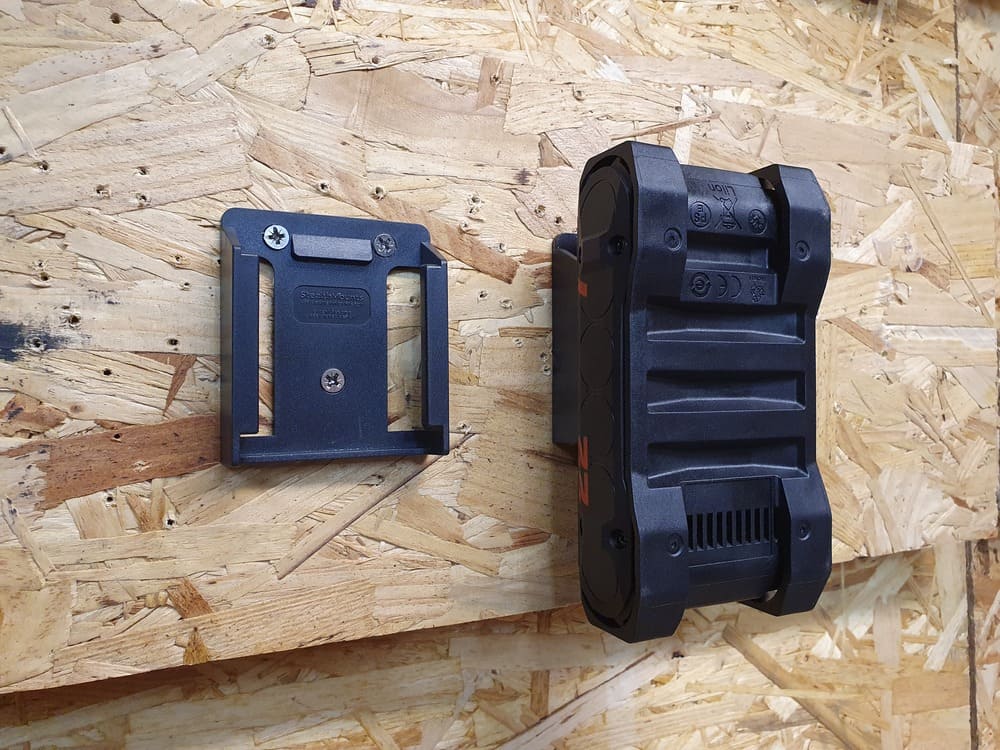 Stealth Mounts Batterifästen 6-pack för Hilti Nuron 22V ABS Layflat Svart, StealthMounts - 3