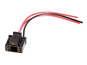 Lampanslutning f H4 m kabel 3-pol