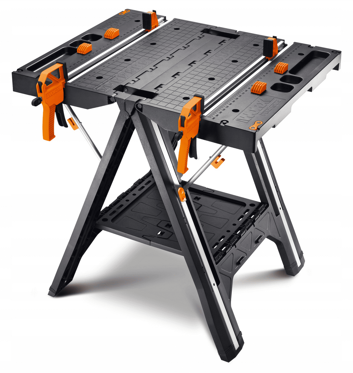 Övriga2 Hopfällbart Multifunktionsbord 787 x 635 mm Bänkbock 136 kg 2 Snabbtvingar, WORX - 3