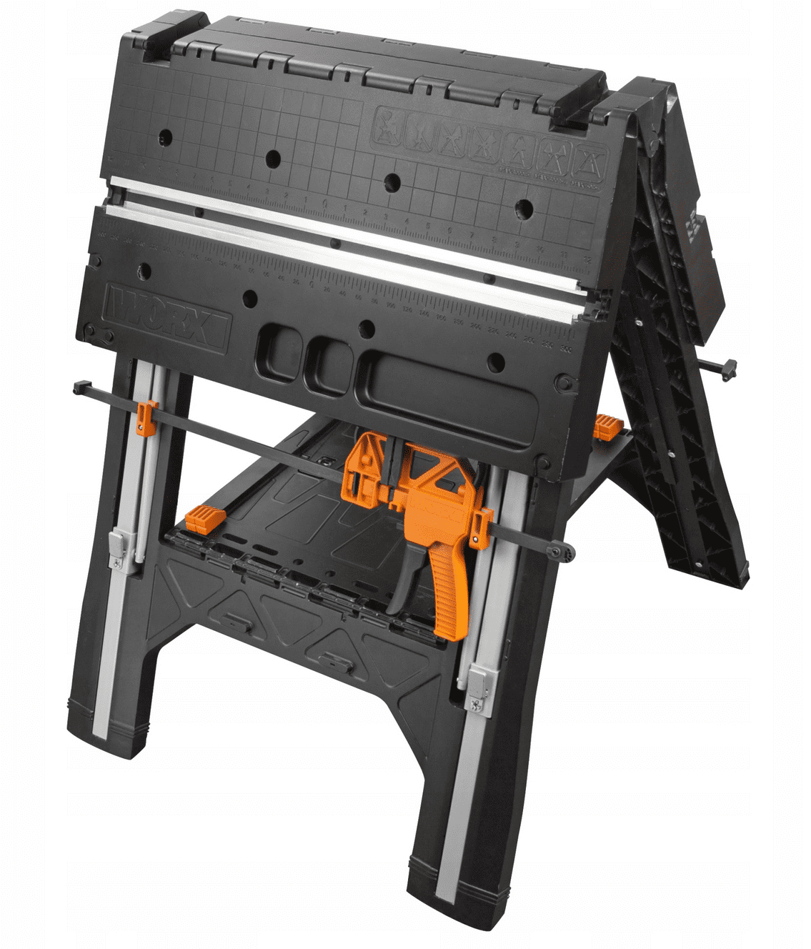 Övriga2 Hopfällbart Multifunktionsbord 787 x 635 mm Bänkbock 136 kg 2 Snabbtvingar, WORX - 2