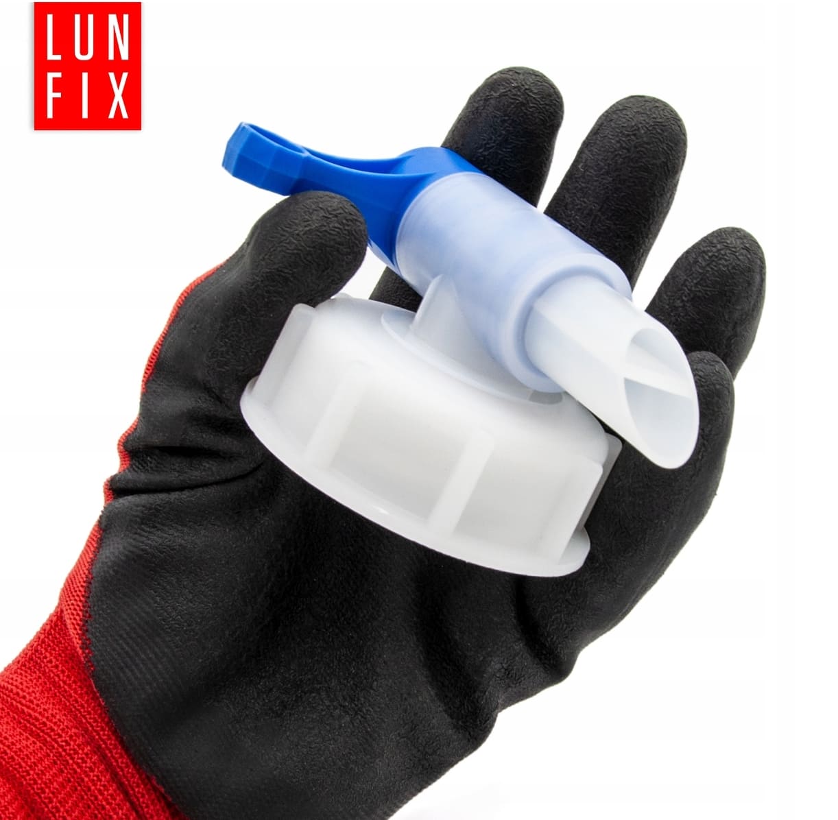 Vattendunk 25L med kran, kanister för dricksvatten, HDPE plast, LunFix - 4