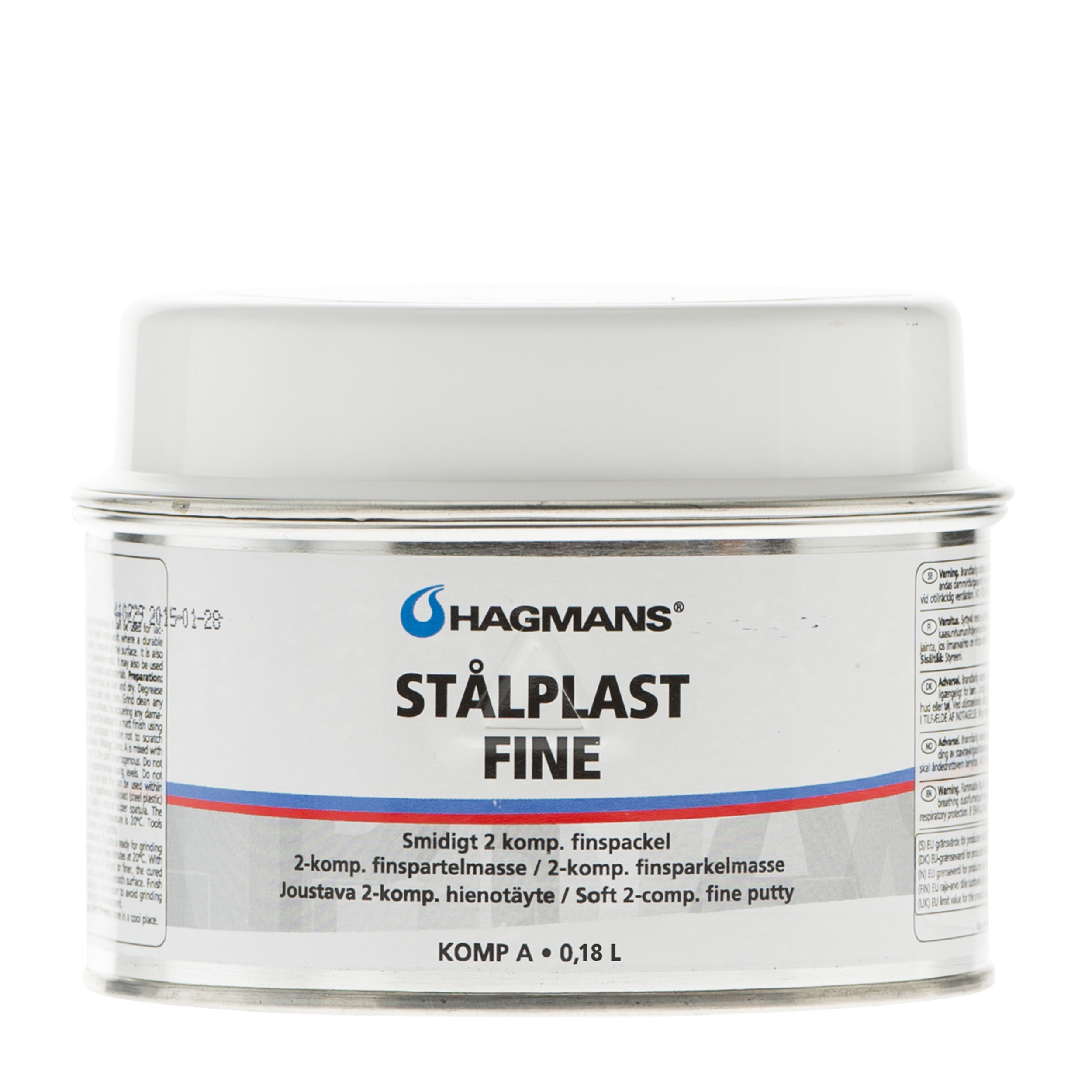 Stålplast Spackel Fine 0,18 L - 2