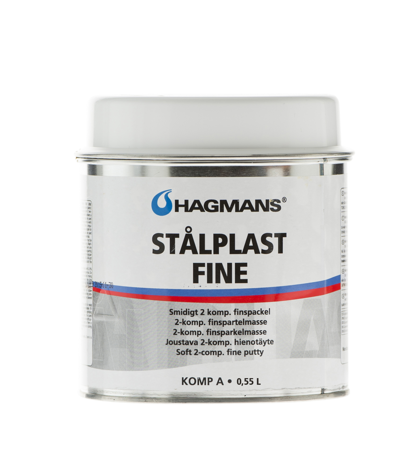 Stålplast Spackel Fine 0,55 L