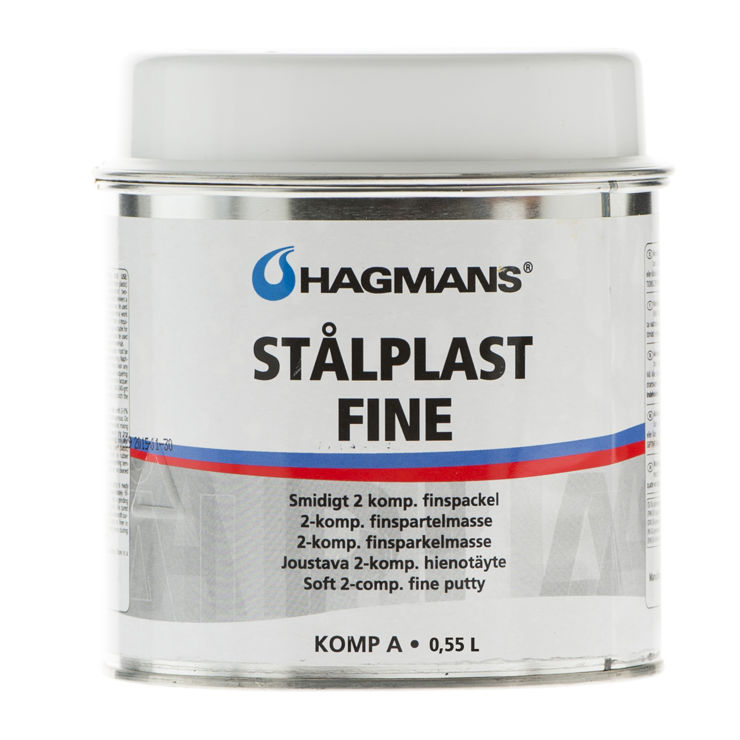 Stålplast Spackel Fine 0,55 L - 2