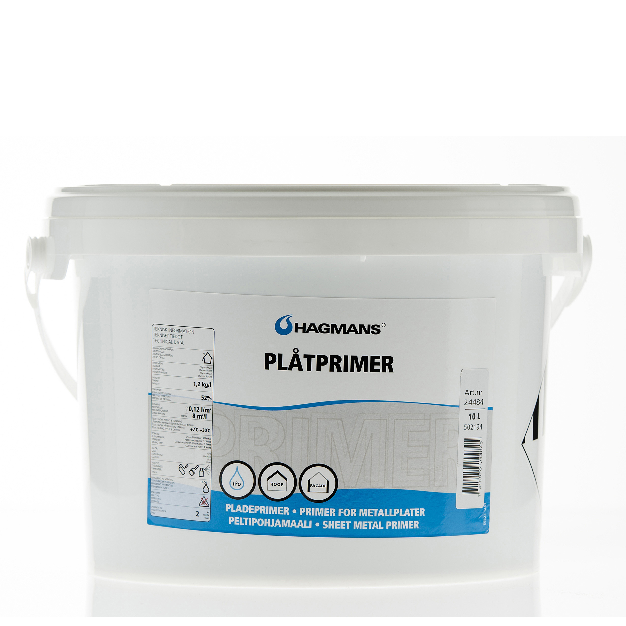 Hagmans Plåtprimer 10 L - 2