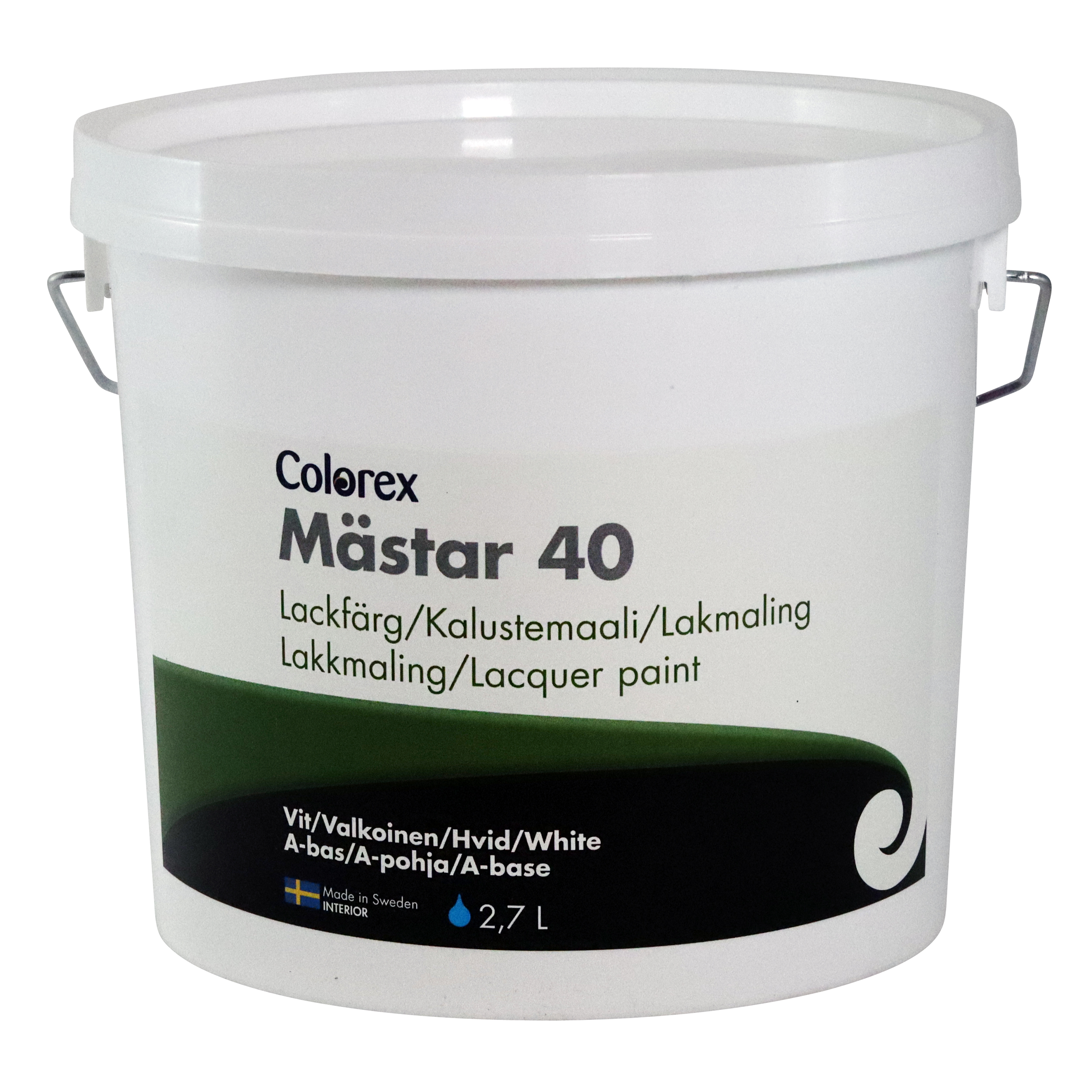 Colorex Mästar 40 Vit/Bas-A 2,7 L