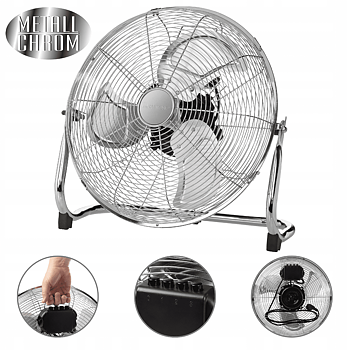 Kraftfull fläkt 100W 50 cm (20), golvfläkt, ganska tyst