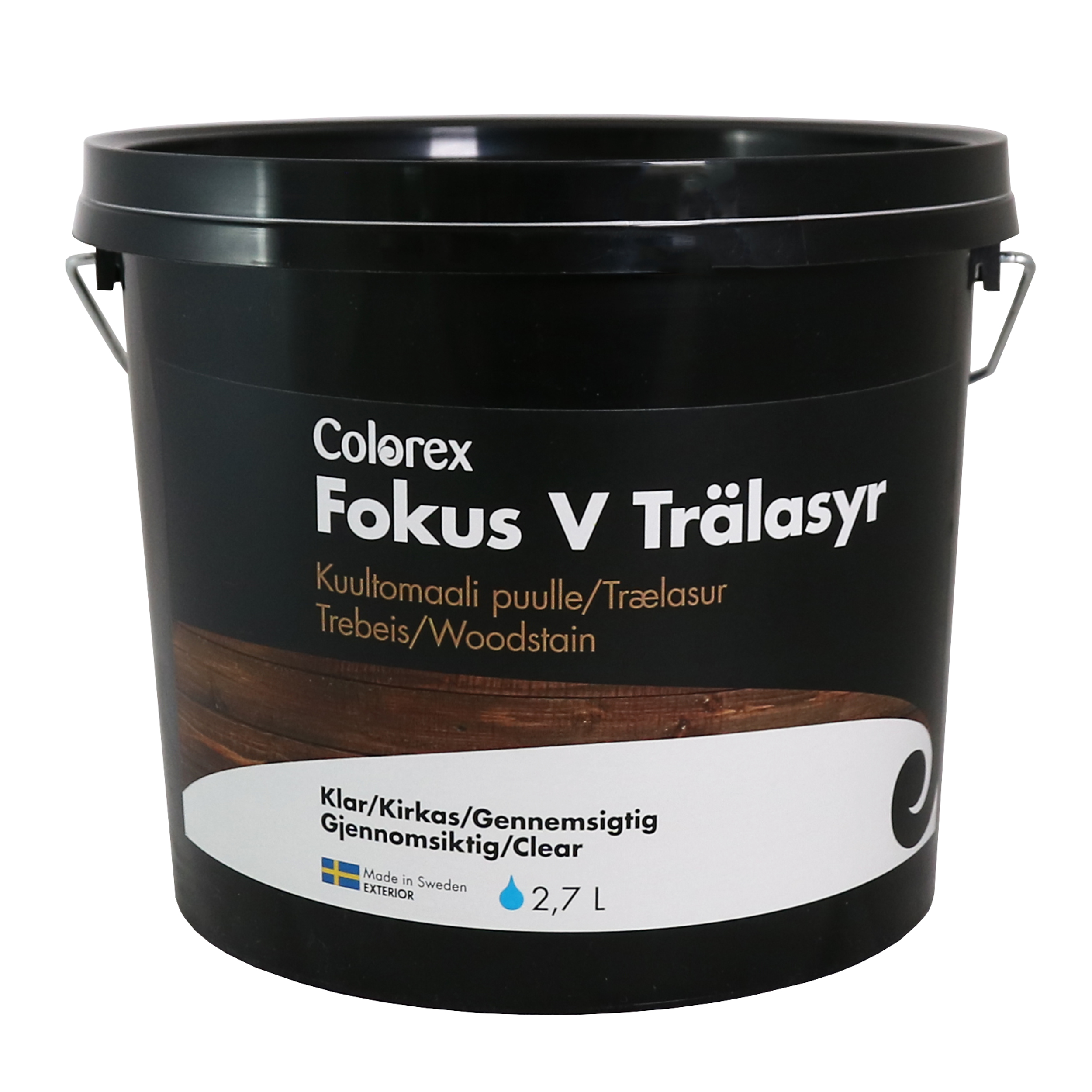 Colorex Fokus V Trälasyr Klar 2,7 L
