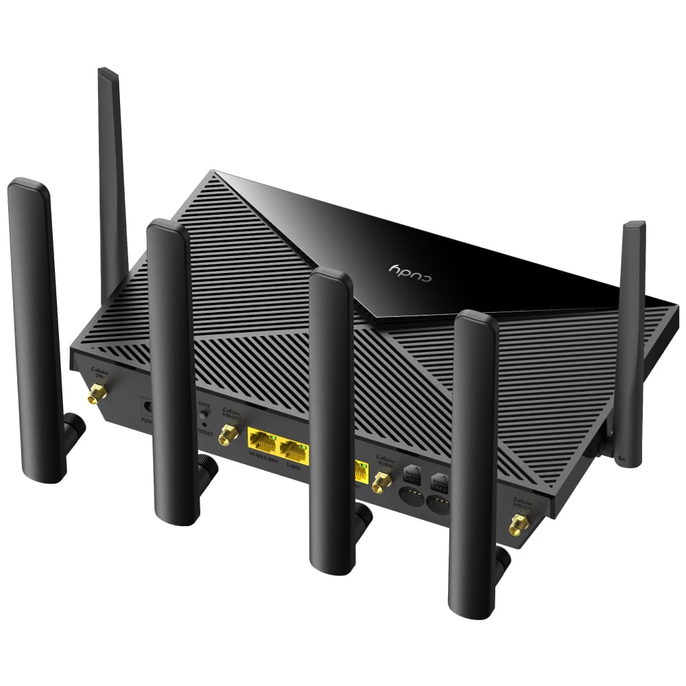 Router WiFi 6e AX1800 CAT18, Dual SIM, WAN 4G LTE 5 band Open WRT, Cudy LT18 - 9