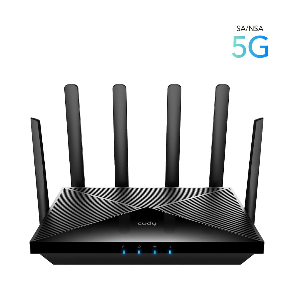 Router WiFi 6e 5G LTE SA/NSA AX3000, Dual SIM, WAN, 5 band Open WRT, Cudy P5 - 2