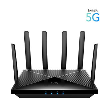 Router WiFi 6e 5G LTE SA/NSA AX3000, Dual SIM, WAN, 5 band Open WRT, Cudy P5