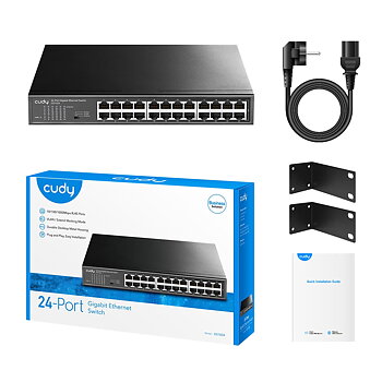 24-Port Gigabit Ethernet Switch, Cudy GS1024