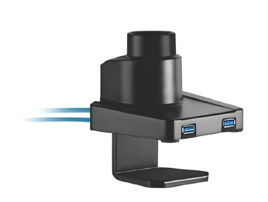 Spacetronic Monitorarm, skärmhållare, skärmarm justerbar, för skrivbord 514 mm, 2 USB 3.0-portar, Spacetronik - 7