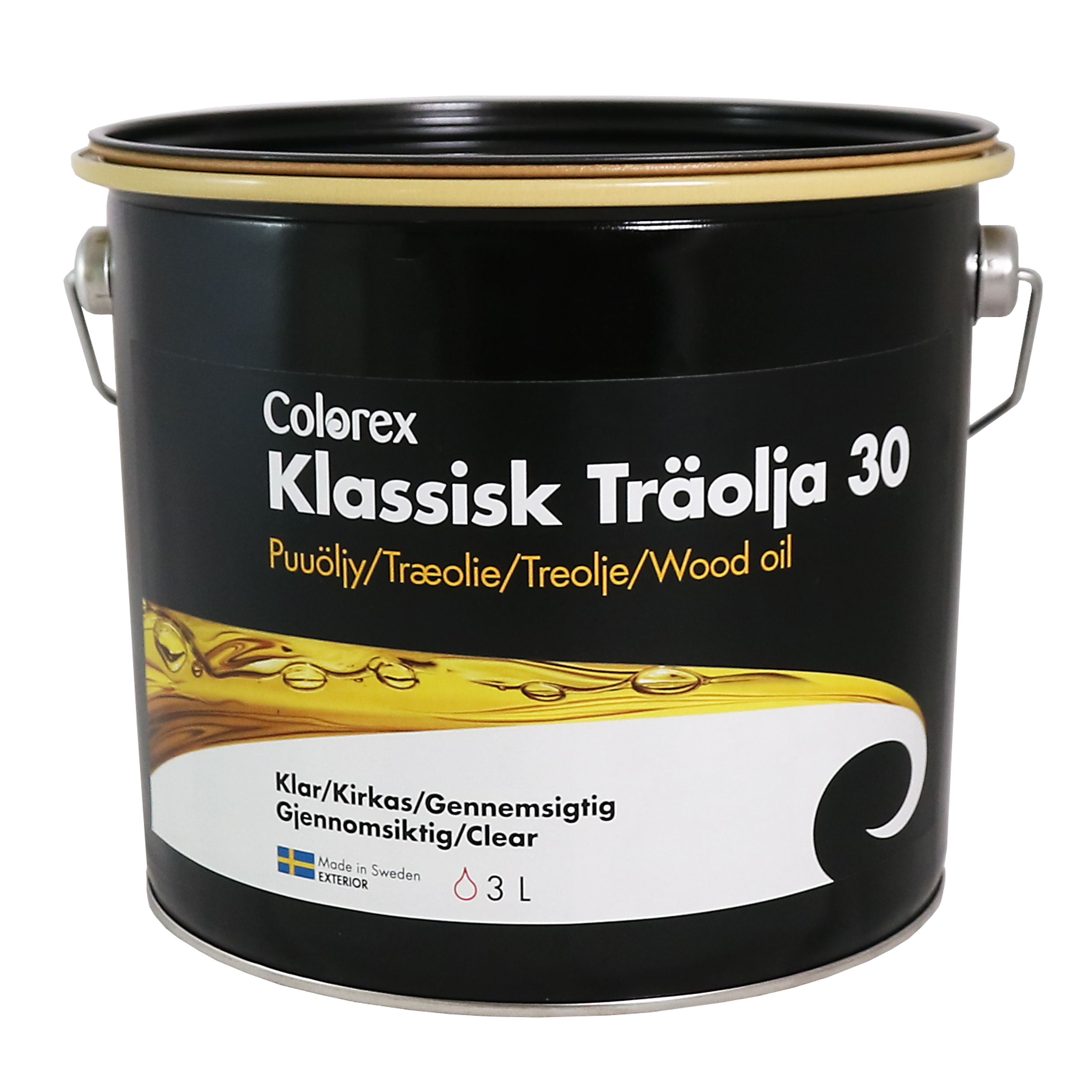 Colorex Klassisk Träolja 30 Klar 3 L