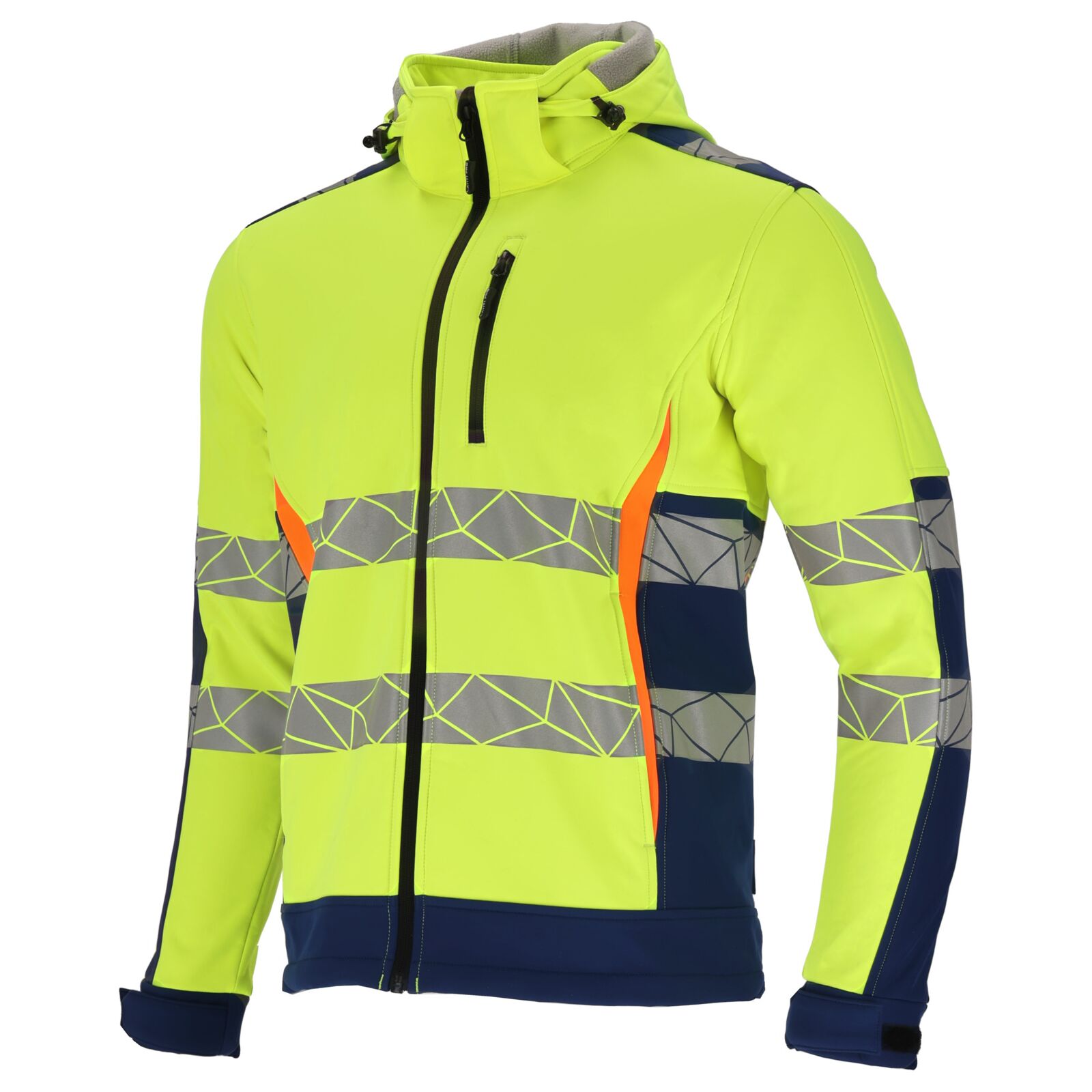 LahtiPro Varseljacka Softshell Gul-Blå, CE, LAHTI (Storlek : L)