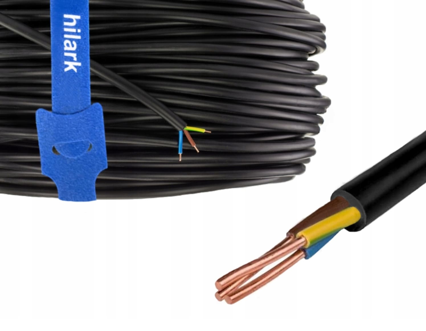 Övriga2 Installationskabel 230V 3G 2, 5 mm² PVC jordkabel rund elkabel, 25-100m (Längd (m) : 100)