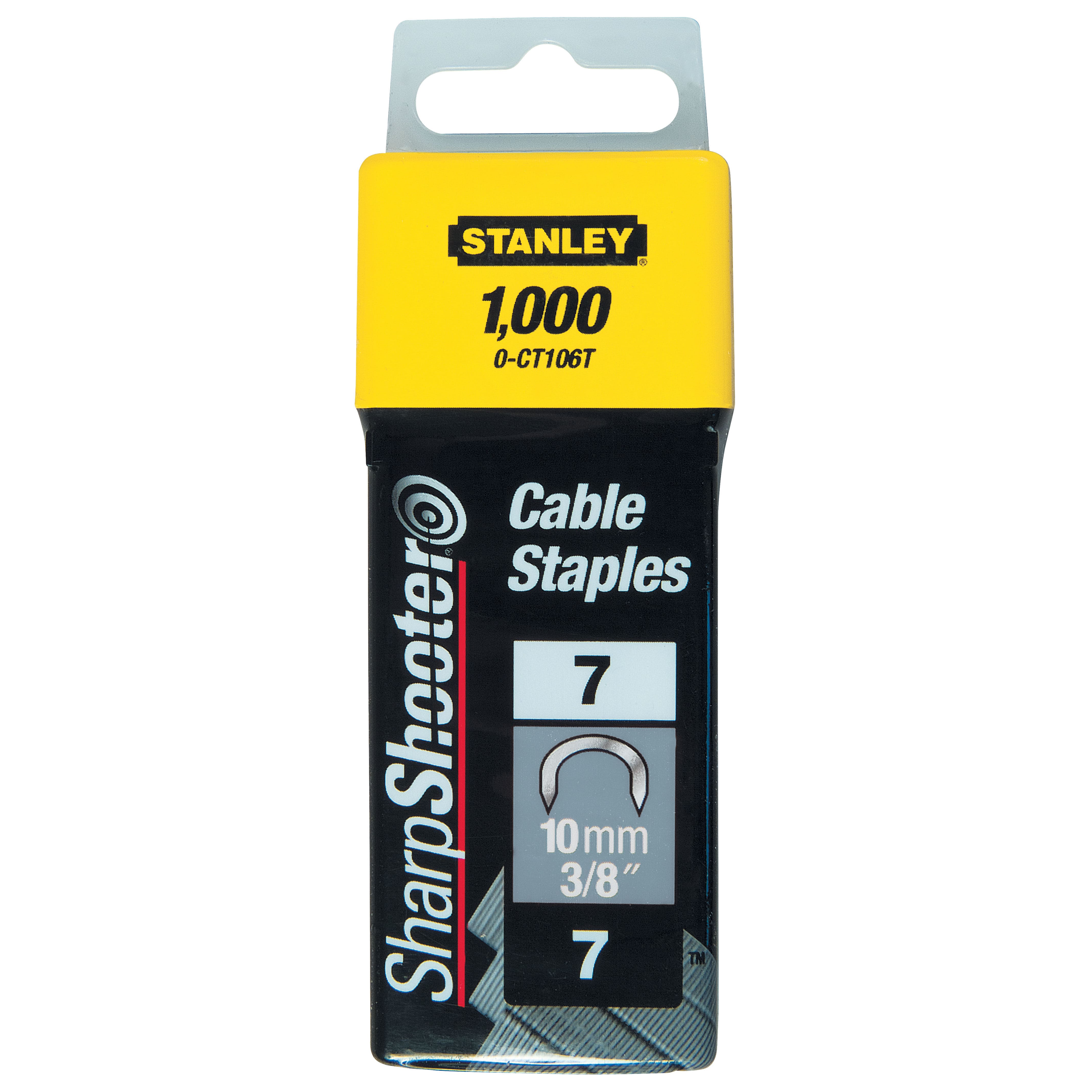 Stanley 12 mm 1/2 häftklammer för kabel X1000 7CT100