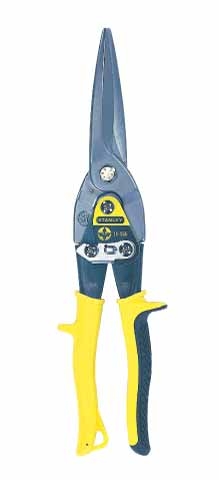 Plåtsax lång med utväxling, vänster MaxSteel (aviation snips), STANLEY