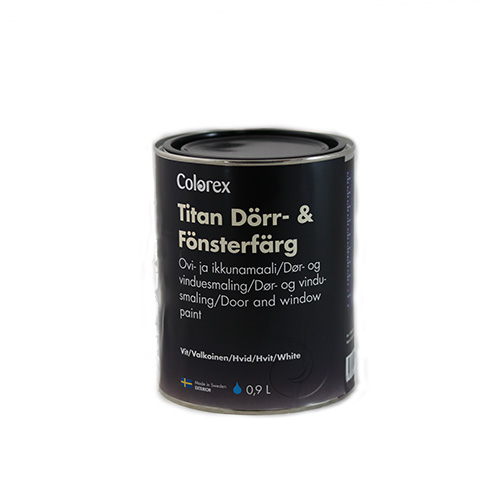 Colorex Titan Dörr och Fönsterfärg Vit 0,9 L