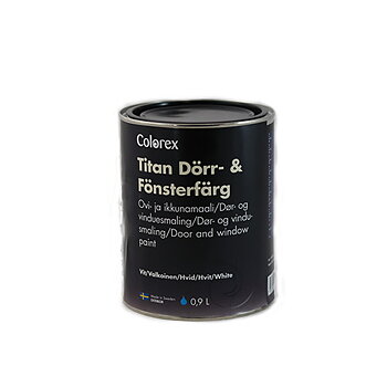 Colorex Titan Dörr och Fönsterfärg Vit 0,9 L