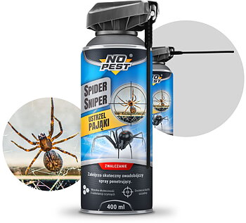 Insektsspray, flugspray, effektiv aerozol mot krypande och flygande insekter, Spider Sniper No-Pest