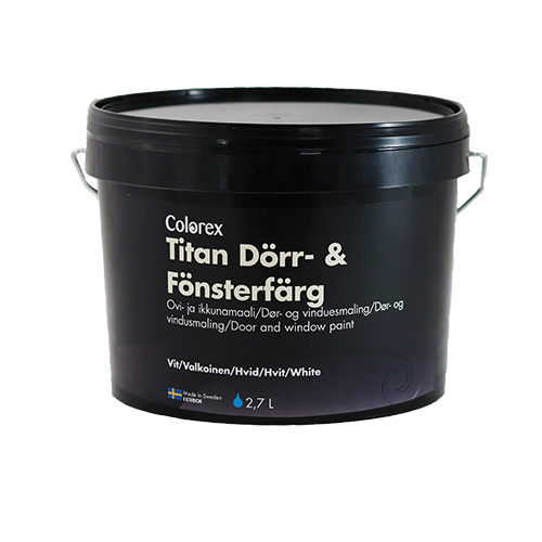 Colorex Titan Dörr och Fönsterfärg Vit 2,7 L