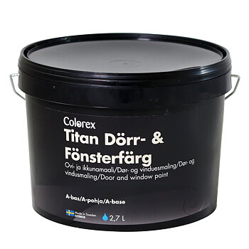 Colorex Titan Dörr och Fönsterfärg Bas-A 2,7 L