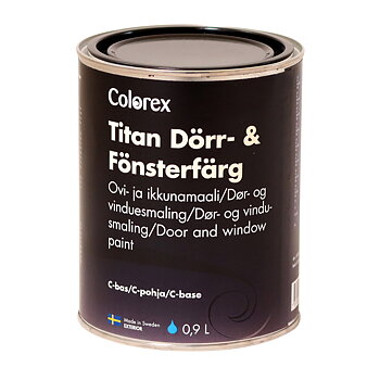 Colorex Titan Dörr och Fönsterfärg Bas-C 0,9 L
