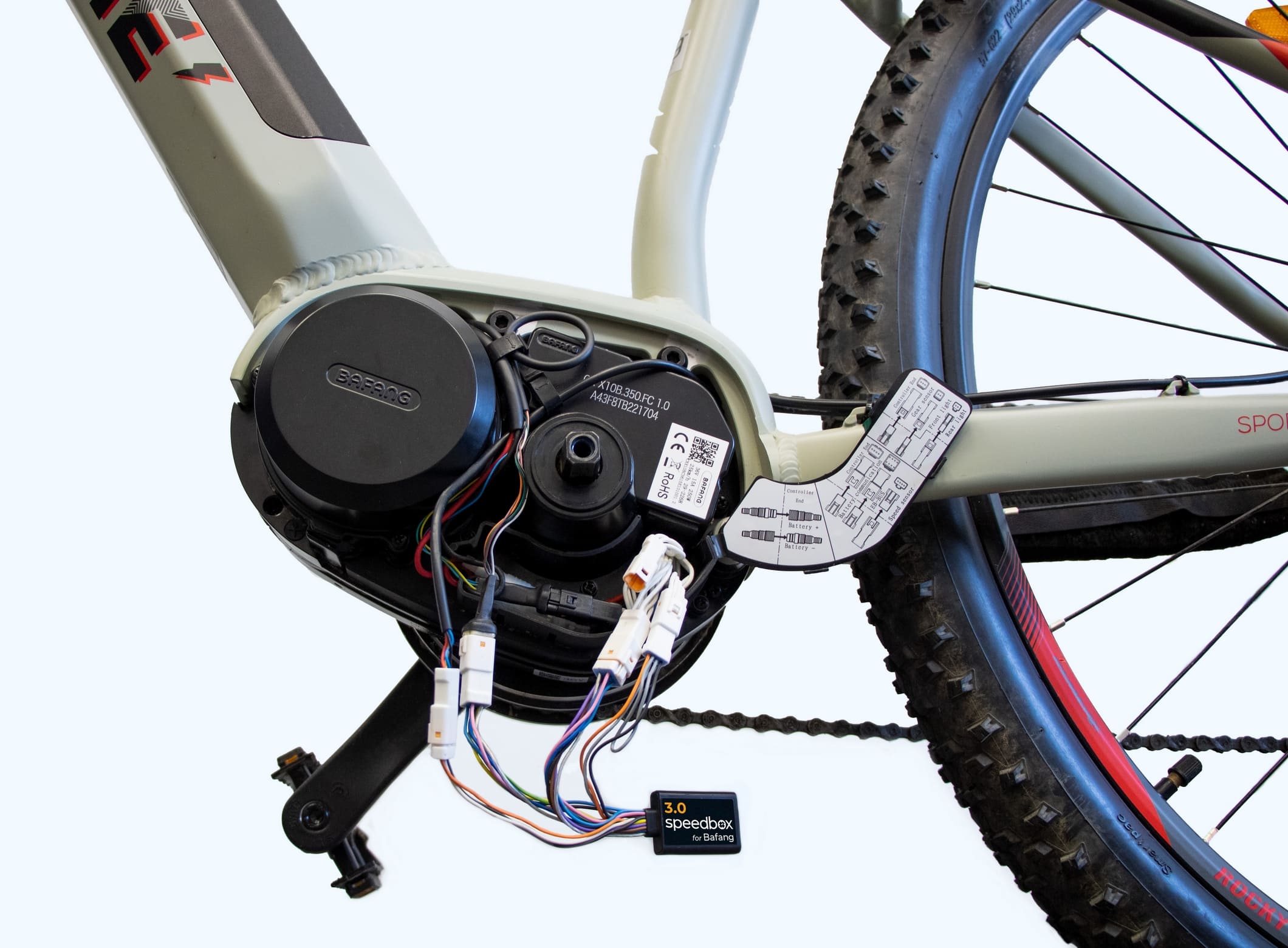 SpeedBox 3.0 B.Tuning för Elcyklar med Bafangmotor (3-stiftskontakt), obegränsat maxhastighet - 9