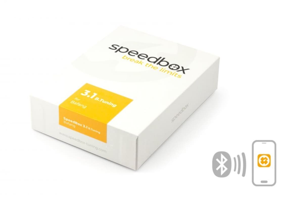 SpeedBox 3.1 B.Tuning för Elcyklar med Bafangmotor (4-stiftskontakt), obegränsat maxhastighet