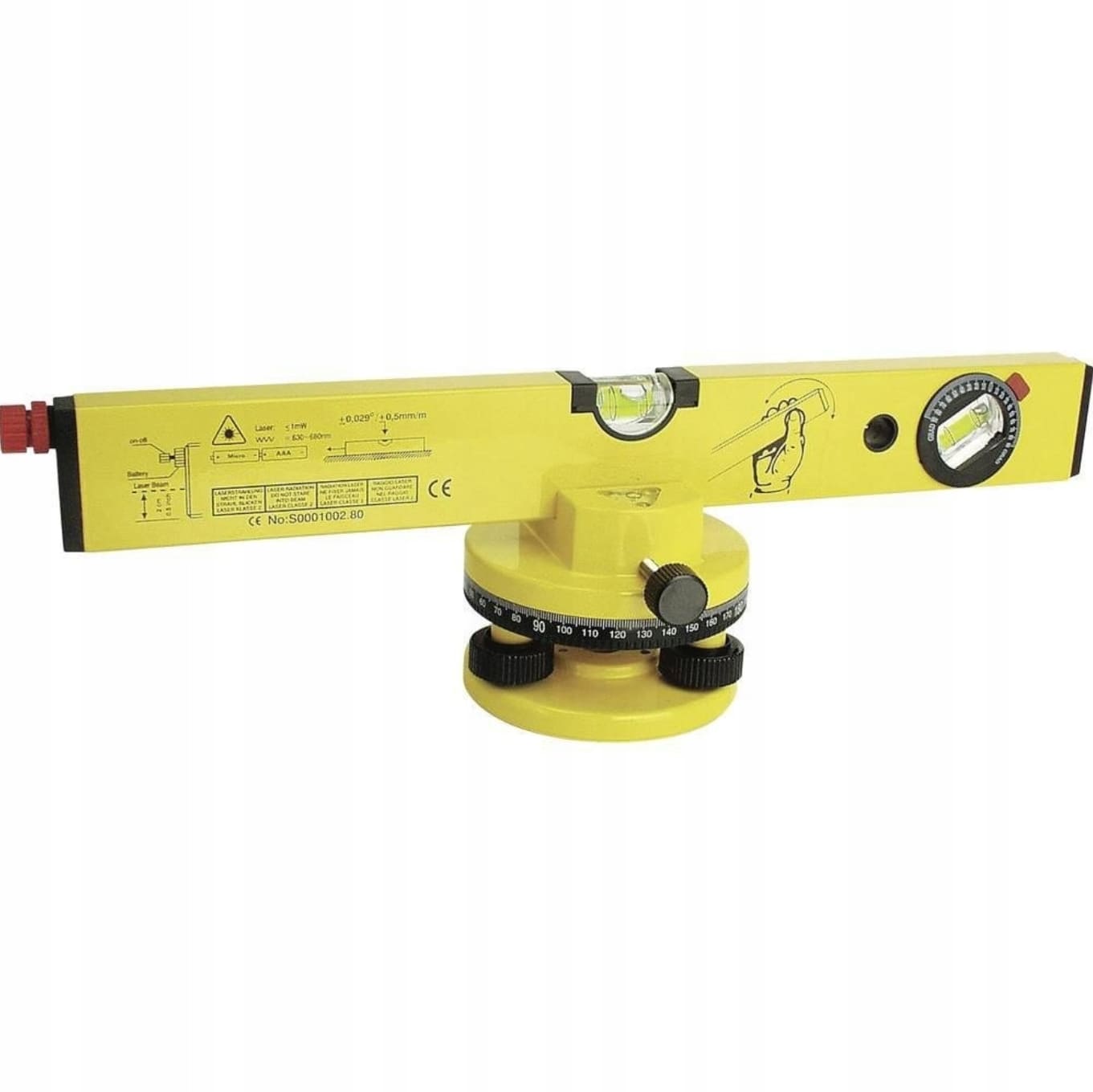Övriga4 Laserpass 30m, 40 cm, aluminium stativ, väska, Brueder Mannesmann - 3