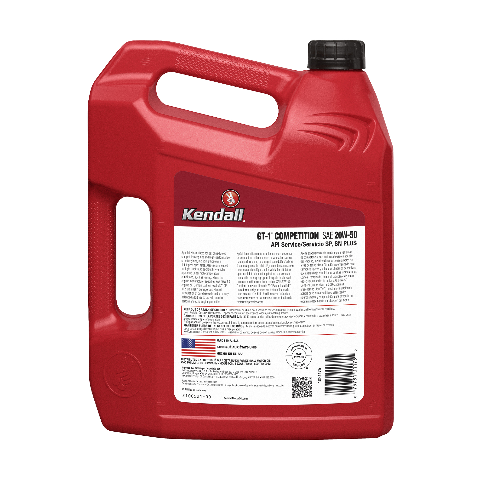 Kendall GT-1 Competition 20W-50 1Gl 3,785 L - 2