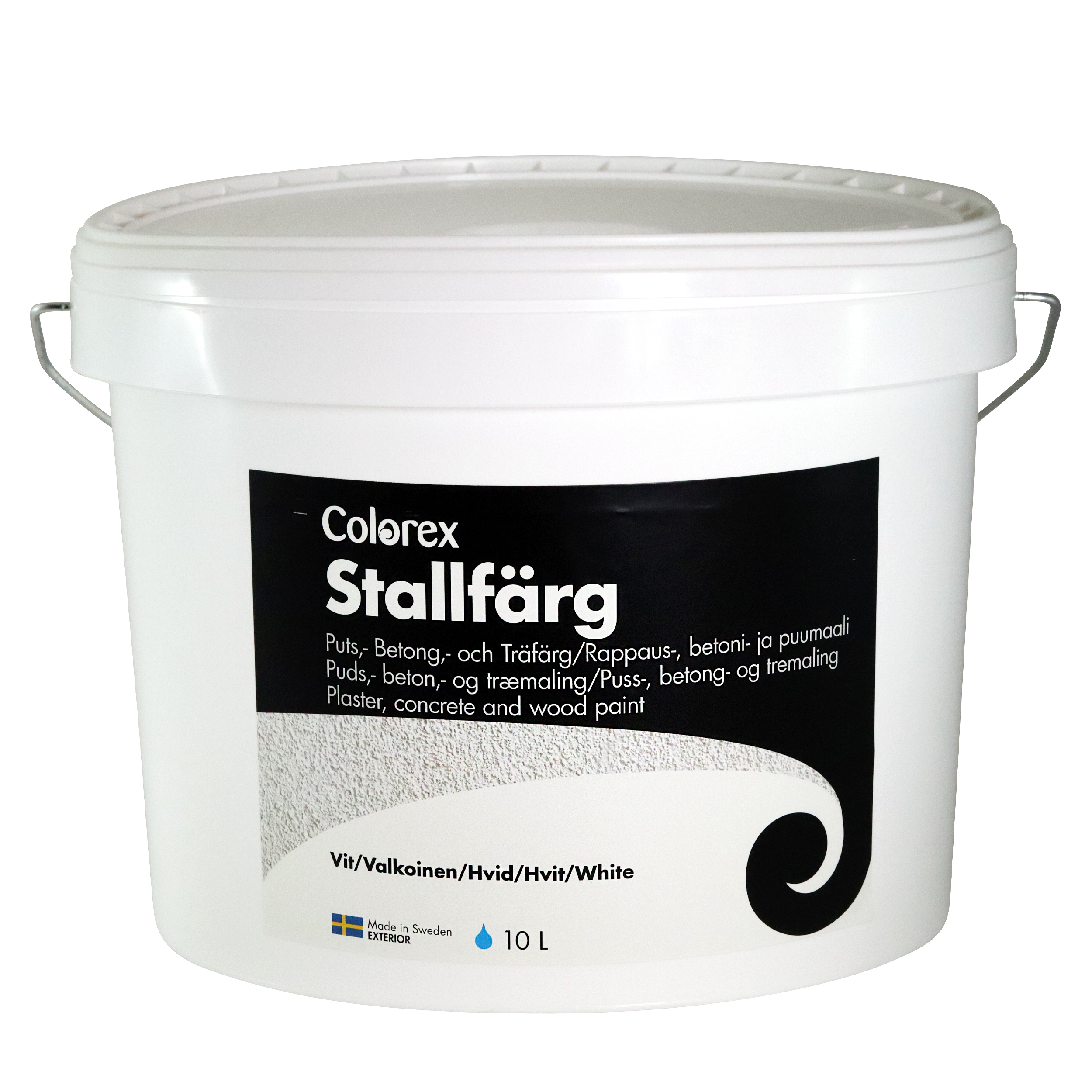 Colorex Stallfärg Vit 10 L